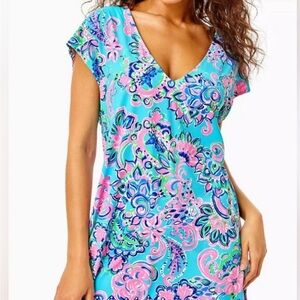 Lilly Pulitzer Talli Swim Cover-up Jungle Sunrise
